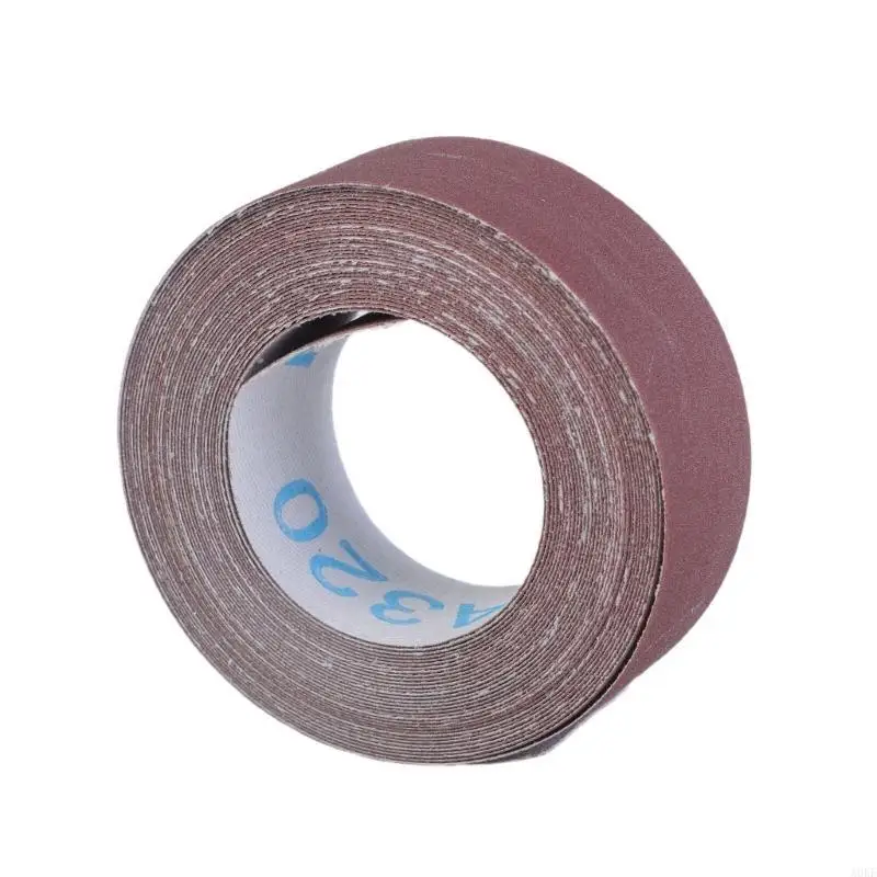 Roll carta vetrata Abrasive Emery Roll Sand Paper Grit80/150/240/400/600 per le levigatrici a mano per lucidatura in metallo