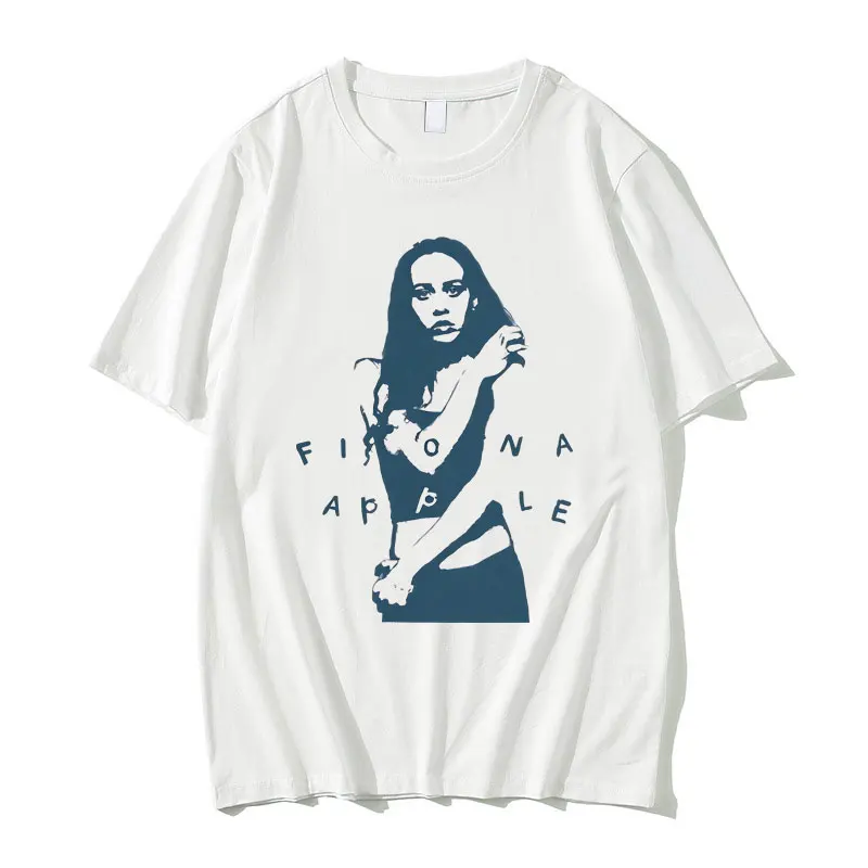 Fiona Apple Unisex T-shirt Men Women's Vintage Rock Punk T Shirts Male Fashion Oversized Tshirt Tops Men Casual Short Sleeve