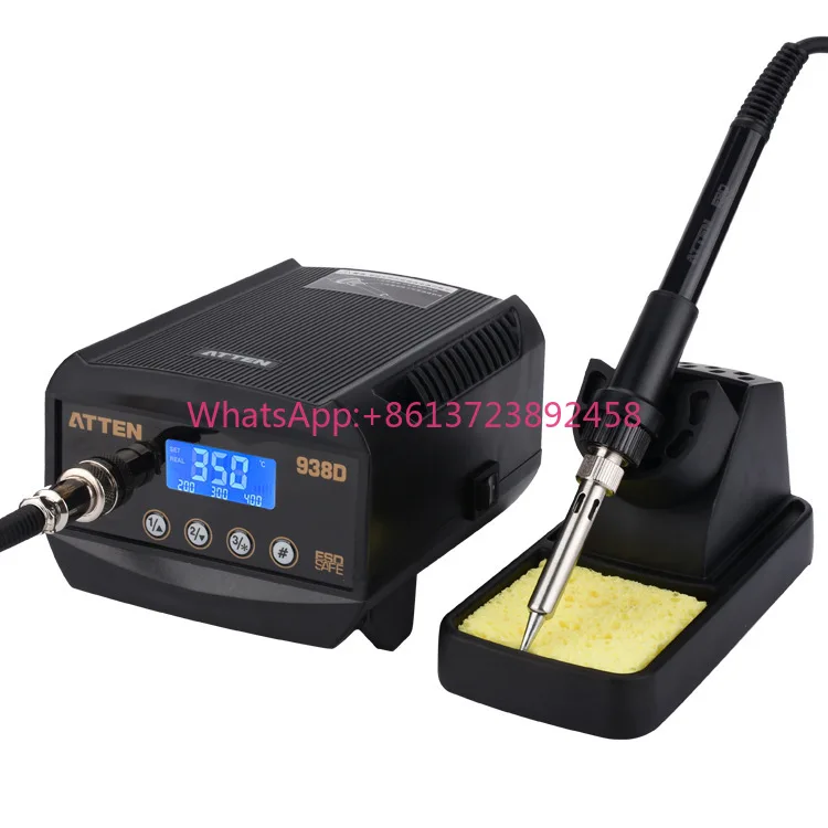 AT938D 220V 60W ESD Digital Soldering Iron Station SMD Rework Station for BGA Soldering  Repair