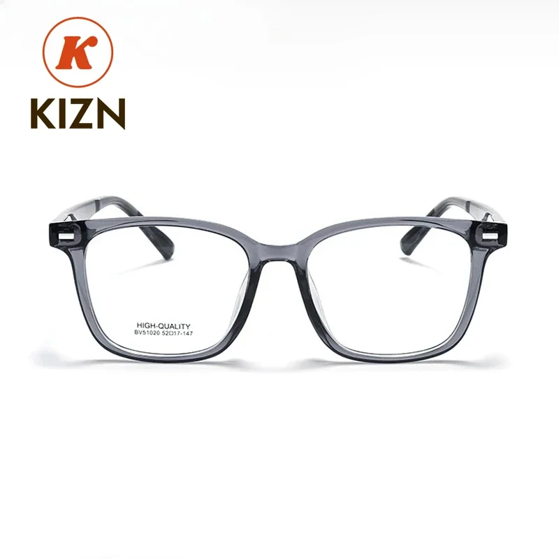 

Очки KIZN TR90: Гибкие мужские и подростковые оптические очки, модные круглые оправы для студентов, для коррекции близорукости и чтения