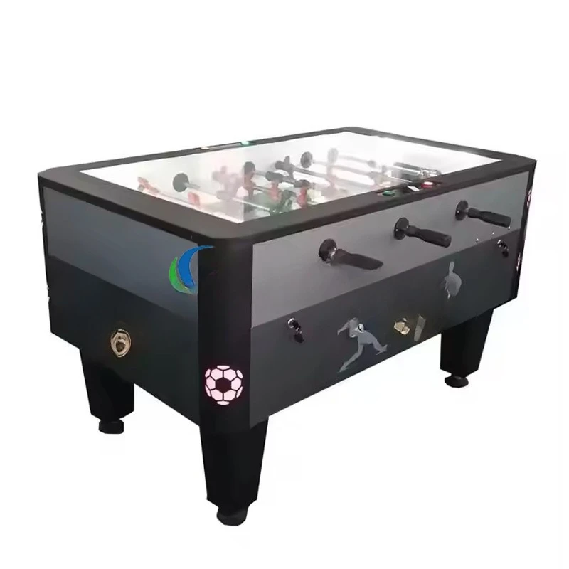 LED light LCD display coin table football table football machine