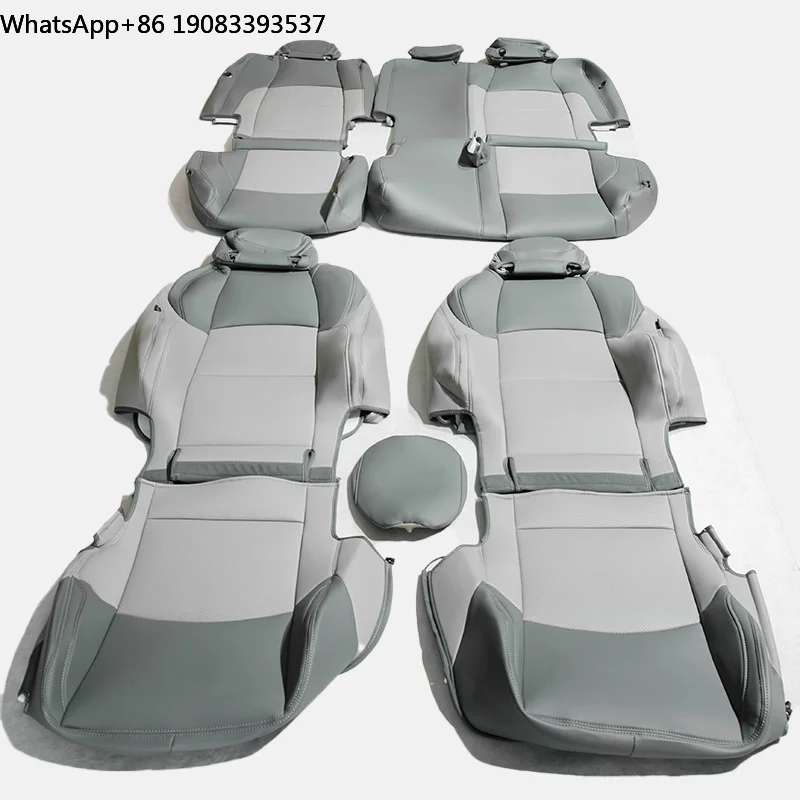 Precision Fit Odorless Breathable NAPPA Leather Car Seat Covers Automobile Interior Decoration Accessories for Dodge Charger