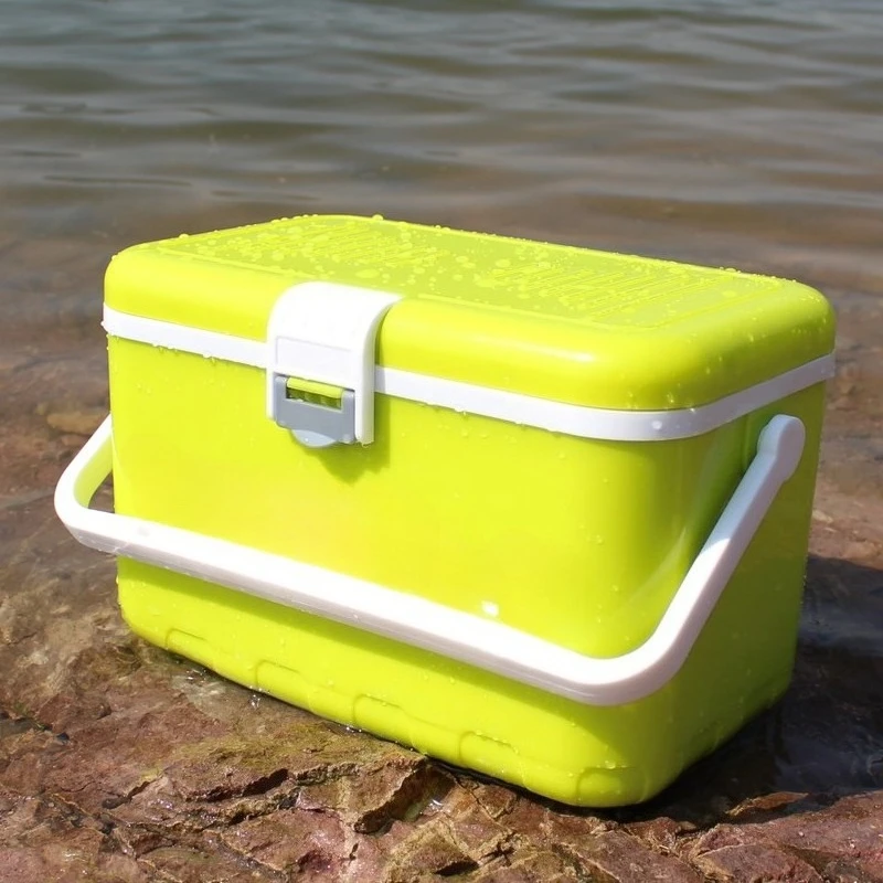 Mini Fishing Cooler Box for Sea Fishing, Portable Thermal Insulated Refrigerator Box for Vehicle & Outdoor