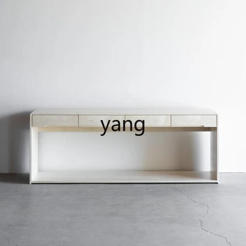 

LMM solid wood desk home modern simple log table modern minimalist high sense