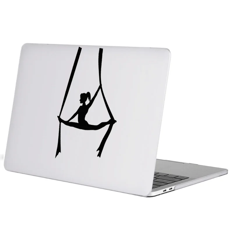 Yoga Balance Girl Laptop Assessories Sticker for Macbook Pro 14 16 Retina 12 15  Air 13 Inch Mac Skin Vinyl Art Notebook Decal