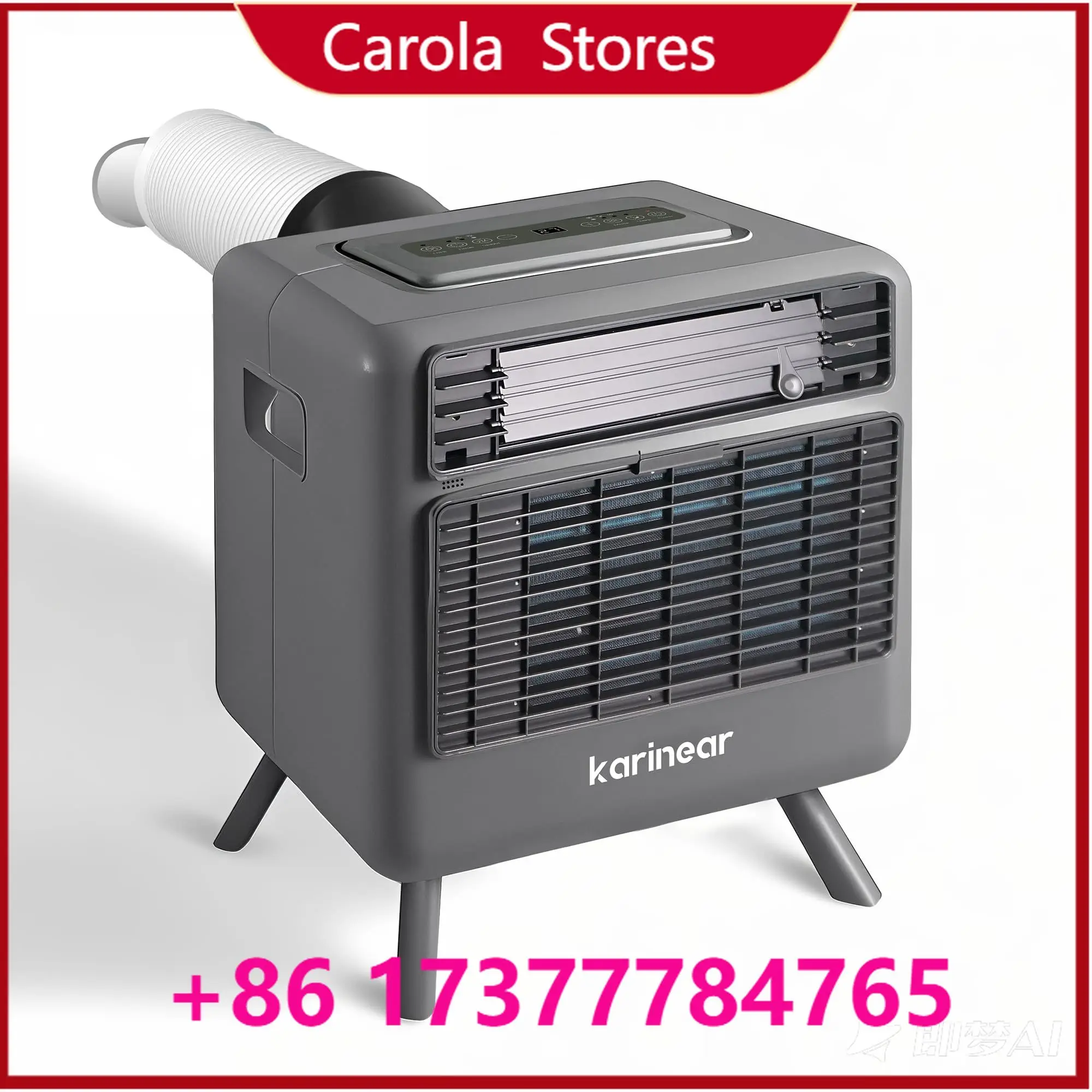 Por Air Conditioners for Camping, Tent Air Conditioner, 3300 BTU, 436 W AC Unit Fast Cooling Down to 60°F, 3 Cooling Modes, 24