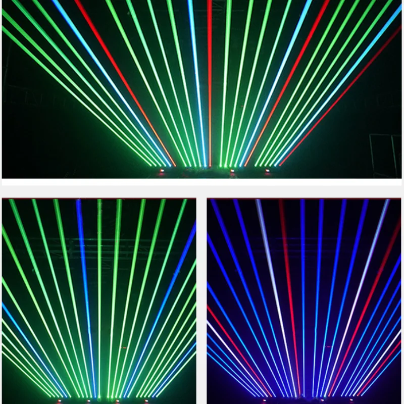 Imagem -05 - Luz Principal Movente da Barra do Laser do Rgb Cor Completa 6x500mw Mostra da Fase Disco dj Partido Clube