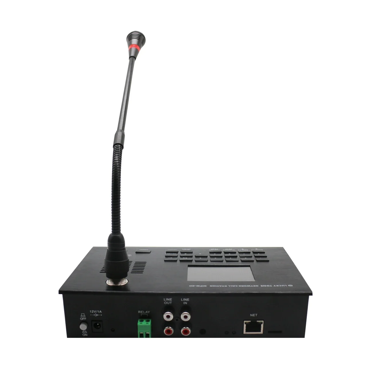 IP-Netzwerk, öffentliches Adresssystem, Gegensprechanlage, Callstation, Desktop-Paging-Mikrofon