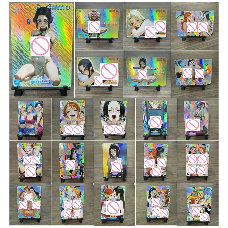 

Anime Goddess Story Diy Flash Cards Hancock Vivi Yamato Hyuga Hinata Robin Kanroji Mitsuri Collectible Boys Birthday Gifts