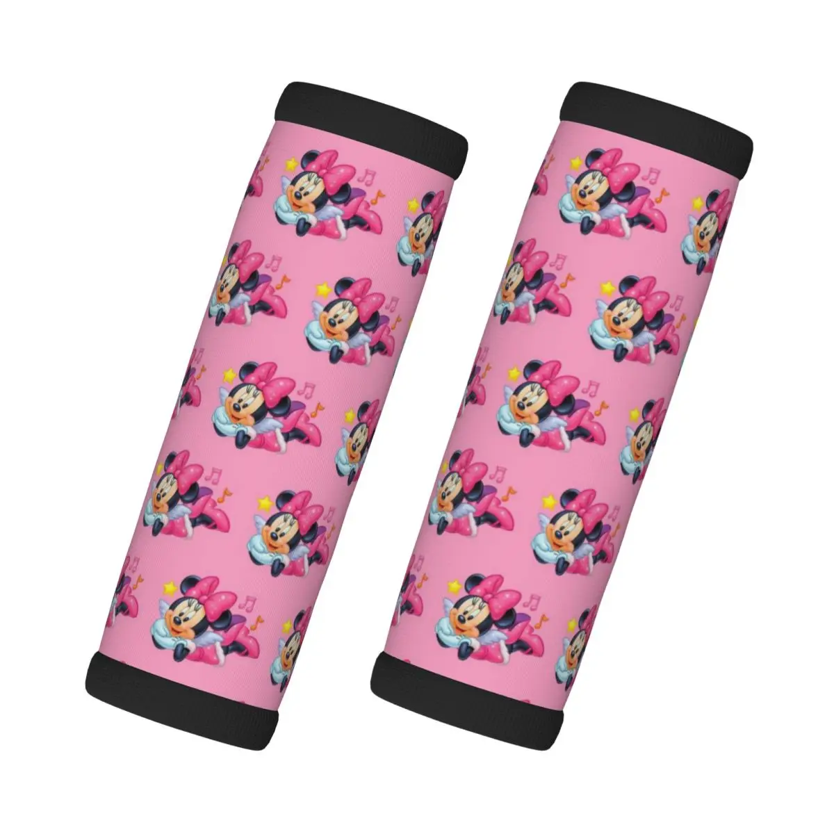 

Пользовательские забавные Минни Маус, ручка для багажа, идентификатор чемодана, 2 шт. для дверной ручки