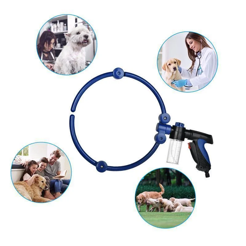 360 Degree Pet Washer Dog Cat Bathing Cleaner Shower Tool Kit Cleaning Woof Washer 360 By Bulb Head Perfect Dog Washing Station