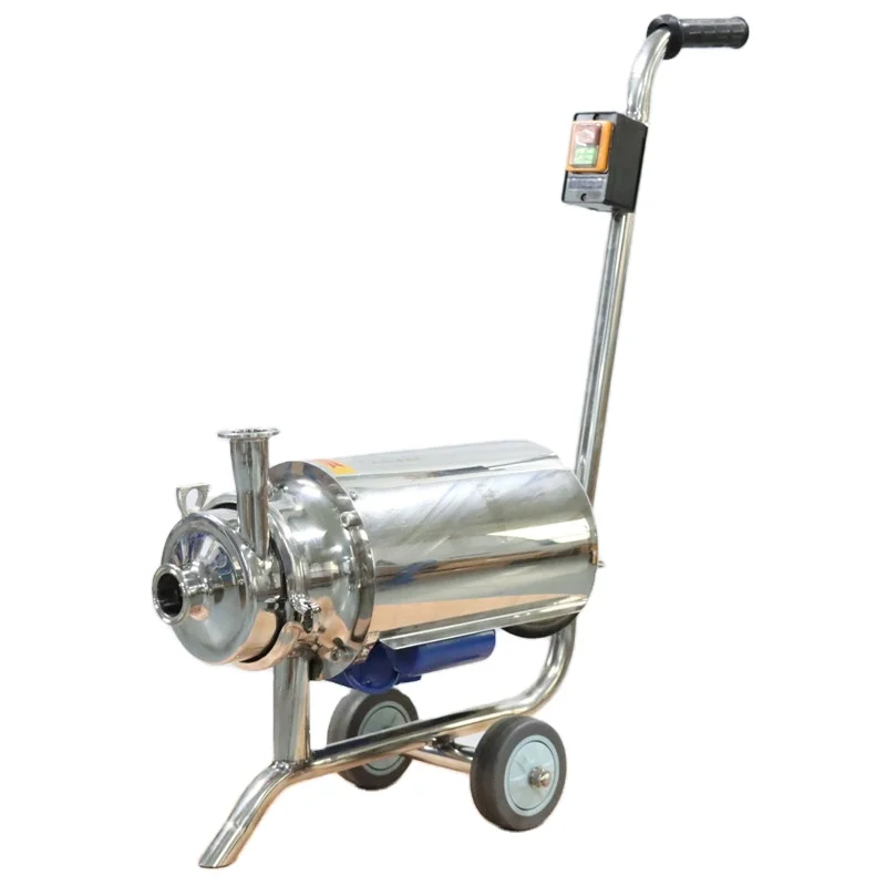 Food Grade Stainless Steel Sanitary Milk Water Dairy Juice Beverages Wine Centrifugal Pump