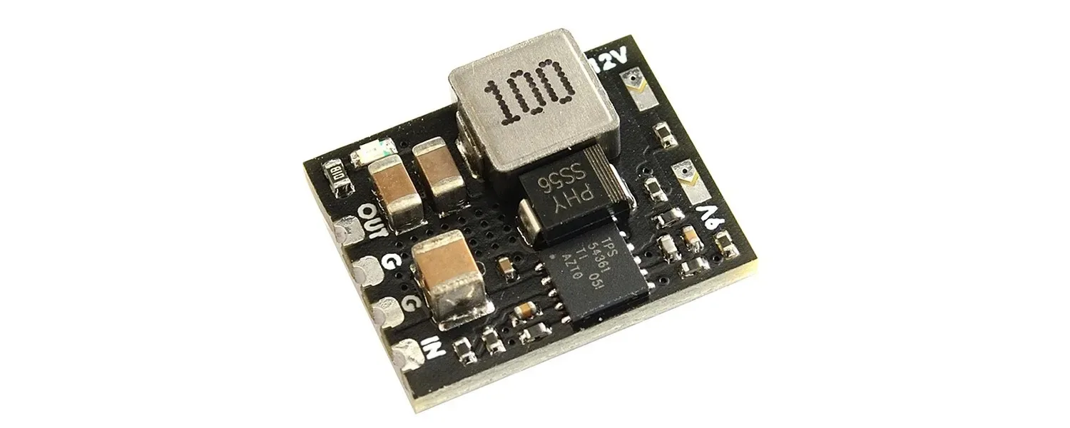 MATEK Mateksys MICRO BEC 6-60V TO 5V/9V/12V-ADJ Step-Down Regulator Module For RC Model Airplane Helicopter FPV Racing Drone