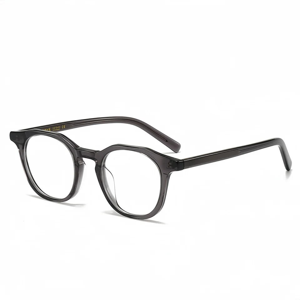 

Высококачественная модная брендовая мужская оправа для очков из ацетата, повседневные деловые круглые японские модные женские оптические очки по рецепту