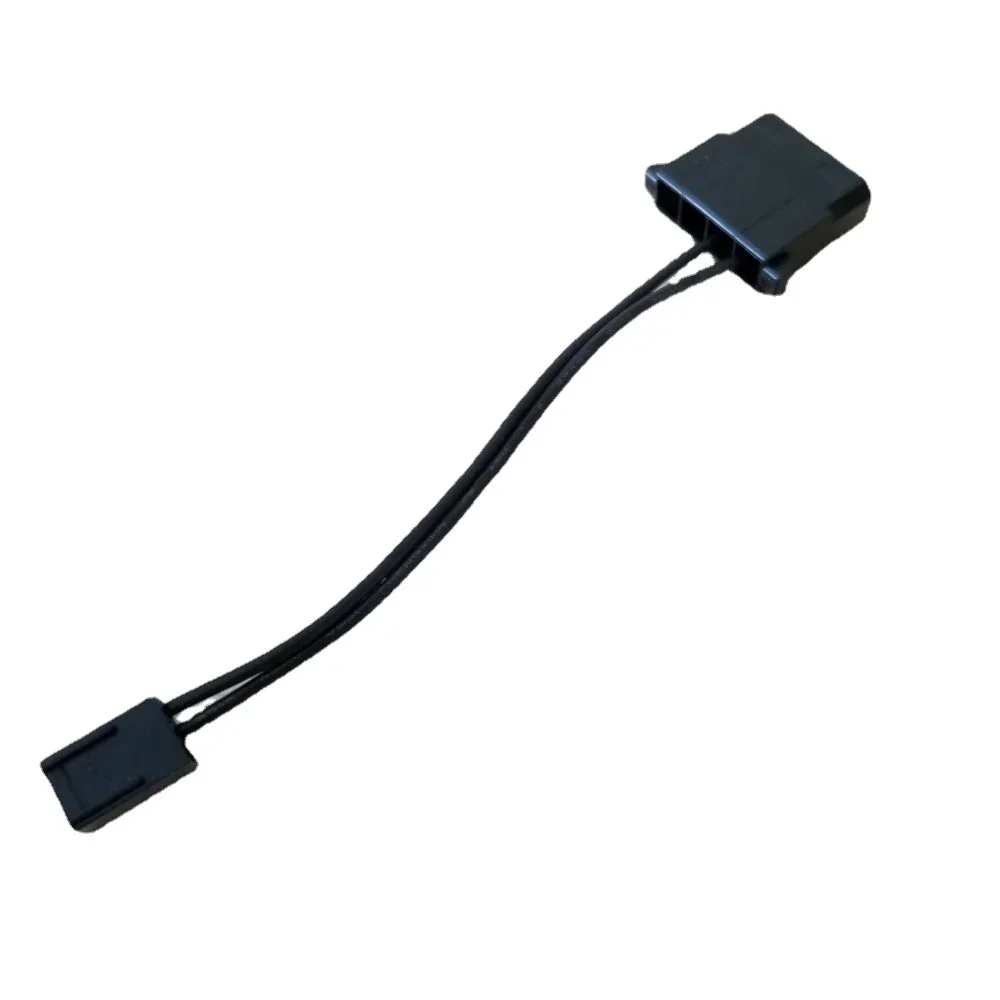 

D-Type IDE 4Pin Female to 3Pin Male Cooling Fan Transfer Power Cable Adapter 22AWG 10CM