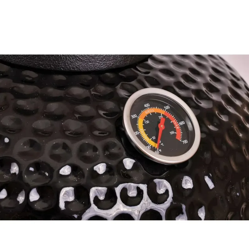 HY-G18 حار بيع 18 بوصة في الهواء الطلق تنوعا عربة الطين فرن عمودي الفحم السيراميك شواء كامادو #3