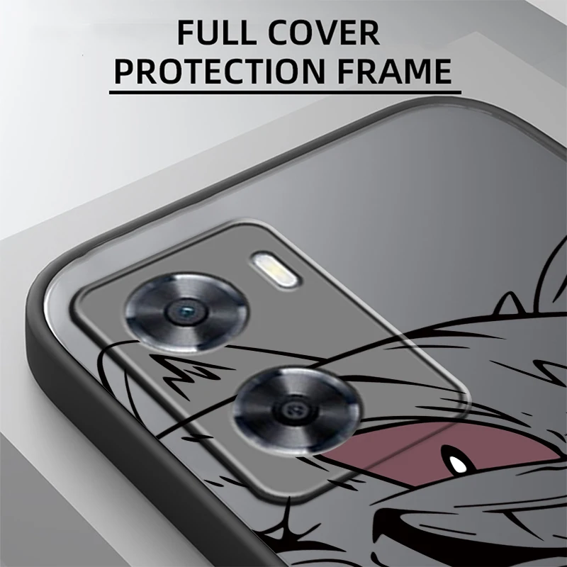 P-Pokemons P-Pikachus Cartoon Frosted Translucent For OPPO X5 X3 A54S A5 A94 A16 A53S A57 A74 A72 A96 A98 A78 5G Back image 4