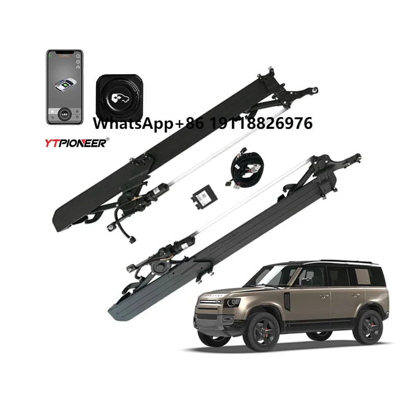 

YTPIONEER Top High Quality Retractable Side Step Electric Running Board for Land Rover Defender 90 110 130 Original Version