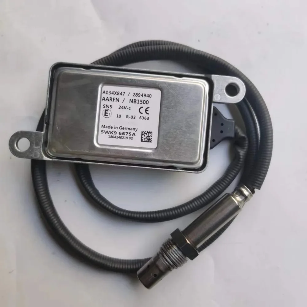 High quality New For 2894940 2871979 4984577 4954222 1705572 New Truck NOx Sensor 5WK96675A  5WK 96675A For Cummins