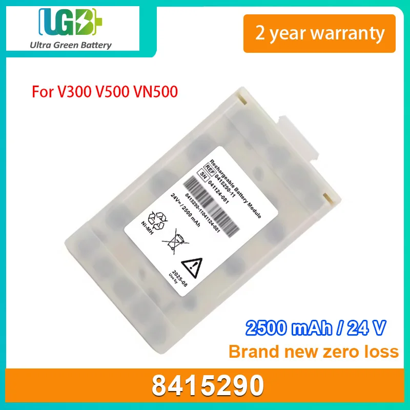 

UGB New 8415290 8415290-11 Battery For Drager Evita V300 V500 VN500 Oxygen machine battery 2500mAh 24V