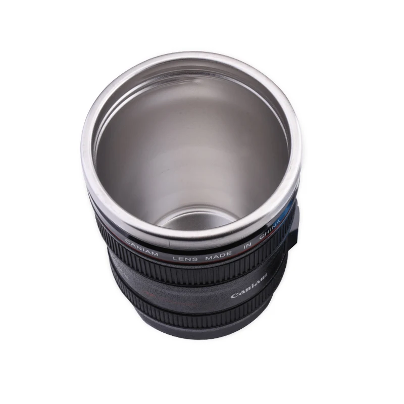 304 Stainless Steel Creative Lens Cup Coffee Cup Juice Cup SLR Camera Lens Cup Tumbler Student Cup Mug Gift Cups Vacuum Flasks