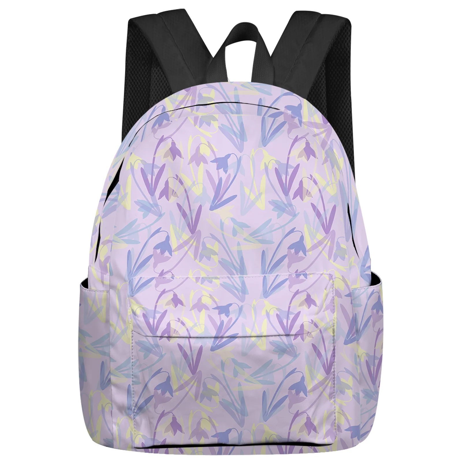 

Spring Flower Silhouette Lily Fashion Women Backpack Girl Travel Book Bags Laptop Backpacks Travel Rucksack Schoolbag