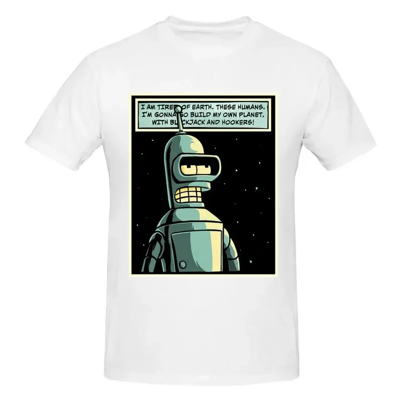 Watchmen Parody Bender Build A Planet Full Of Blackjack And Hooker Shirt T-shirt Tee Unisex Premium