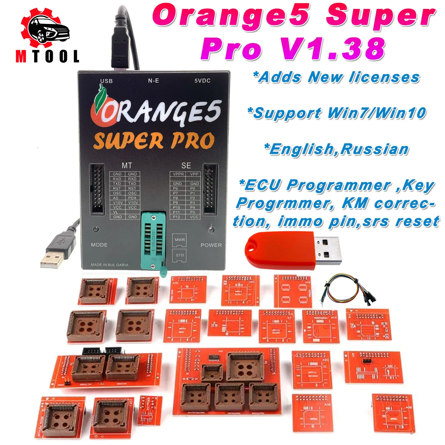 Orange5 Programmer V1.38 Full Activation Orange 5 Super Pro Professional ECU Programming Device Activate Full Authorization