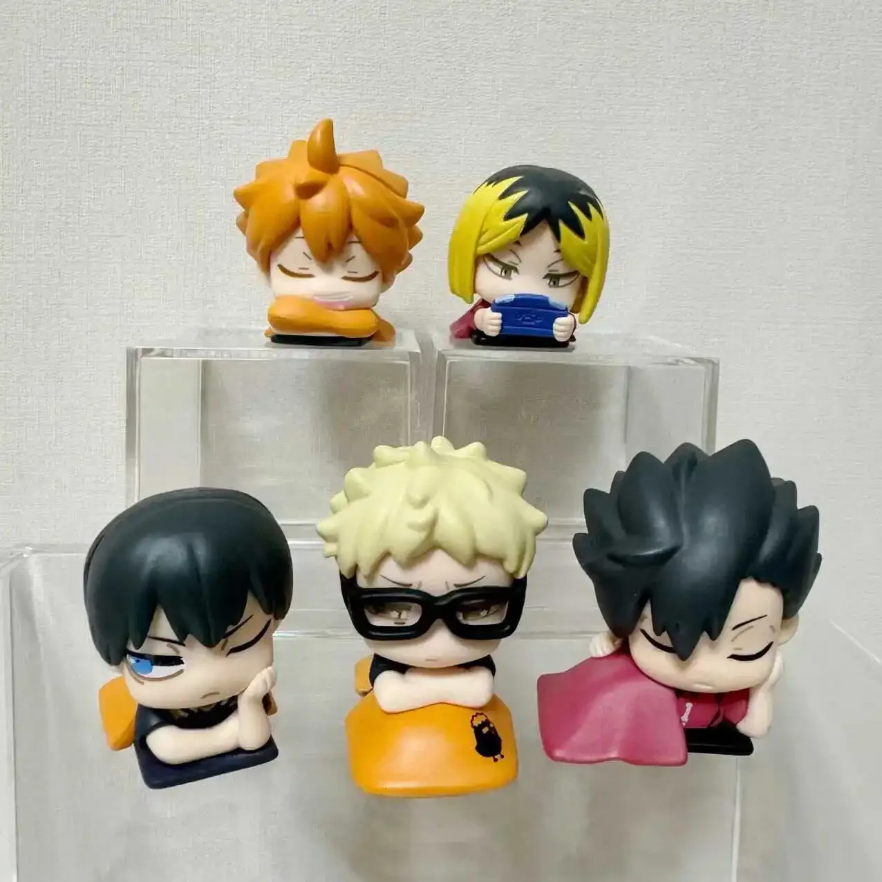 

Anime Figure Model Gashapon Toys Hinata Shoyo Kei Tsukishima Kozume Kenma Tetsurou Kuroo Ornaments Product