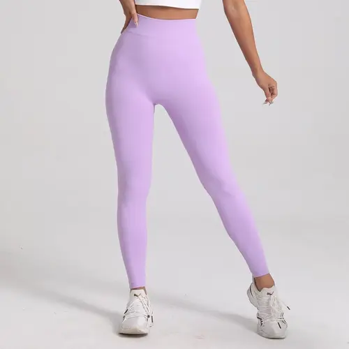 Imagen 2 del producto Nuevas mallas deportivas con espalda en V para mujer, mallas deportivas para ejercicio físico, Yoga, gimnasio, entrenamiento, pantalones de entrenamiento para levantamiento de glúteos