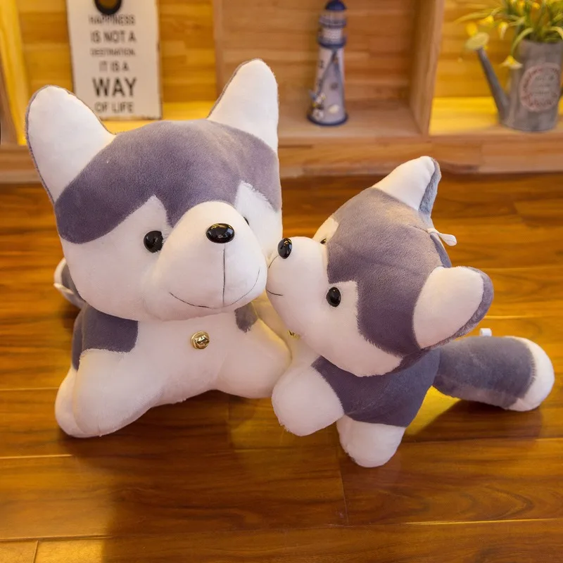 

Kawaii Plush Puppy Stuffed Doll Soft Hugging Dog Toy Cute Husky Plushie for Kids Birthday Gift Stuffed Animal Toy