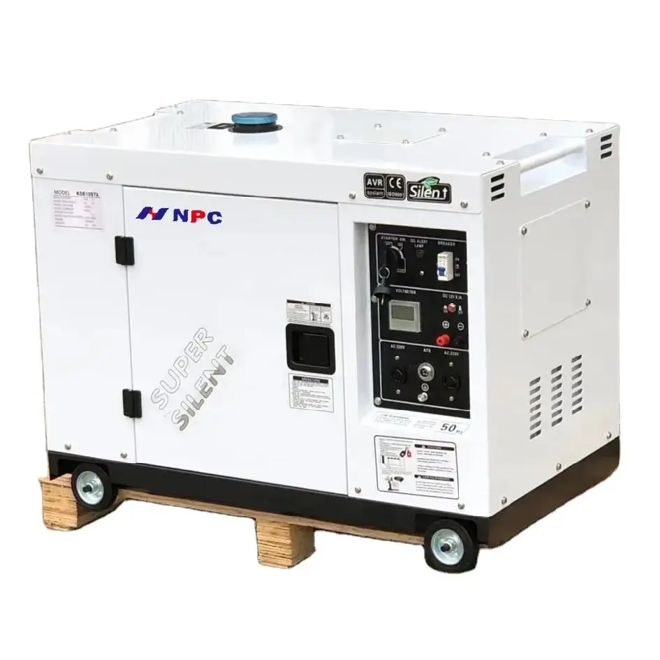 NPC 10kVA Alternator Dynamo 3 Phase Generator Affordable 10kW Diesel Generator in Nigeria