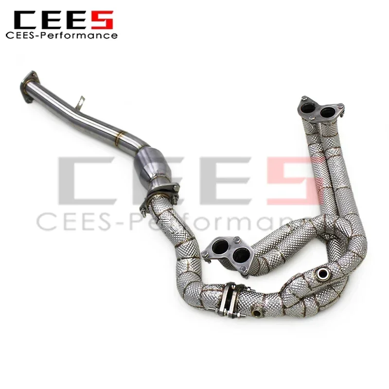 CEES สําหรับ Toyota GR86/86 2.4L 2022-2023 ท่อไอเสียท่อสแตนเลสด้านหน้าท่อ S ท่อ Downpipe พร้อม Catalyst ไอเสีย