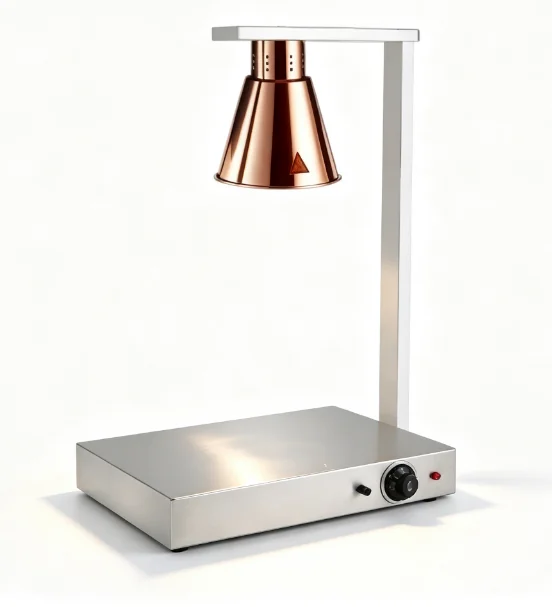 Single head heating western food buffet rose gold lamp tube thermal insulation hotel tableware  thermal insulation 335W/220V