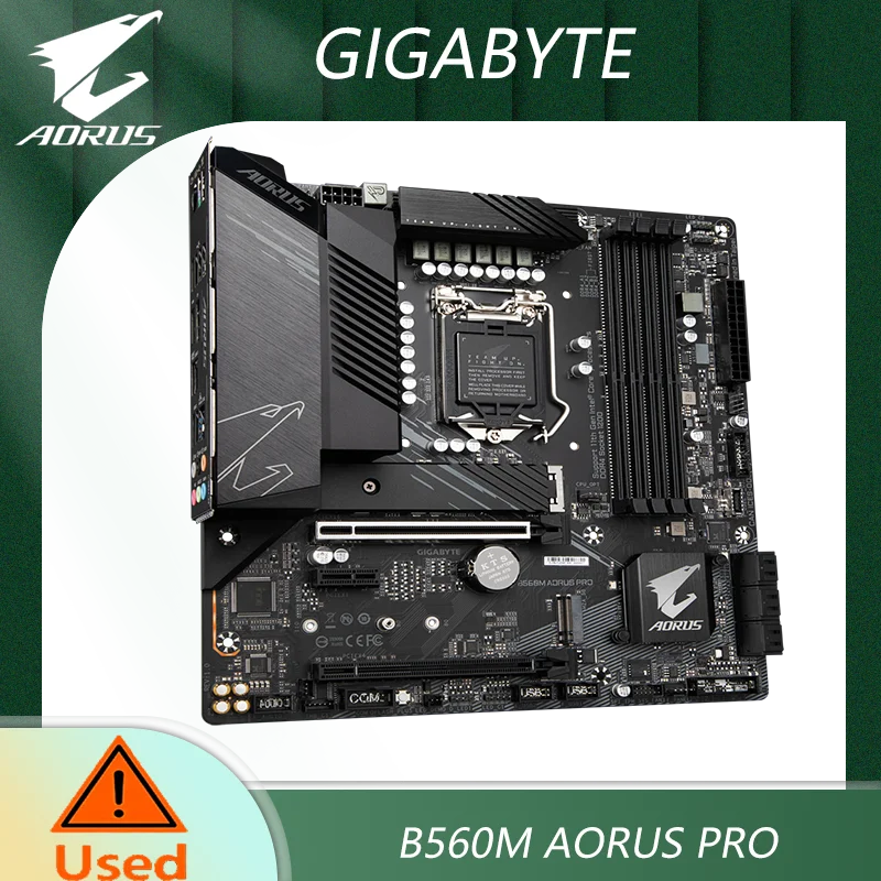 

GIGABYTE B560M AORUS PRO Motherboard 128GB LGA 1200 DDR4 Micro ATX Mainboard