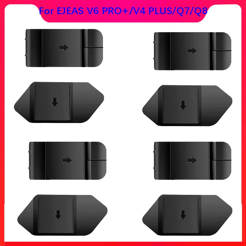 For EJEAS V6 PRO+/V4 PLUS/Q8/Q7/V7 Motorcycle Helmet Intercom Mounting Clip Double-Sided Tape Base