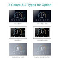 TUYA Wi-Fi Smart Large Colorful Screen Room Programmable Air Thermostat WIFI for Switch Heating Cooler Bridge Voice Alexa - Image 2