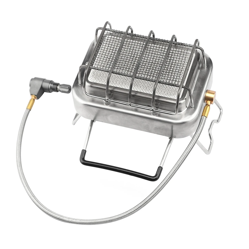 Vuur-Esdoorn Zonnebloem Infrarood Stralingskachel Multifunctionele Camping Gasbrander Split Kachels Draagbare Gaskachel Warmer 1800W
