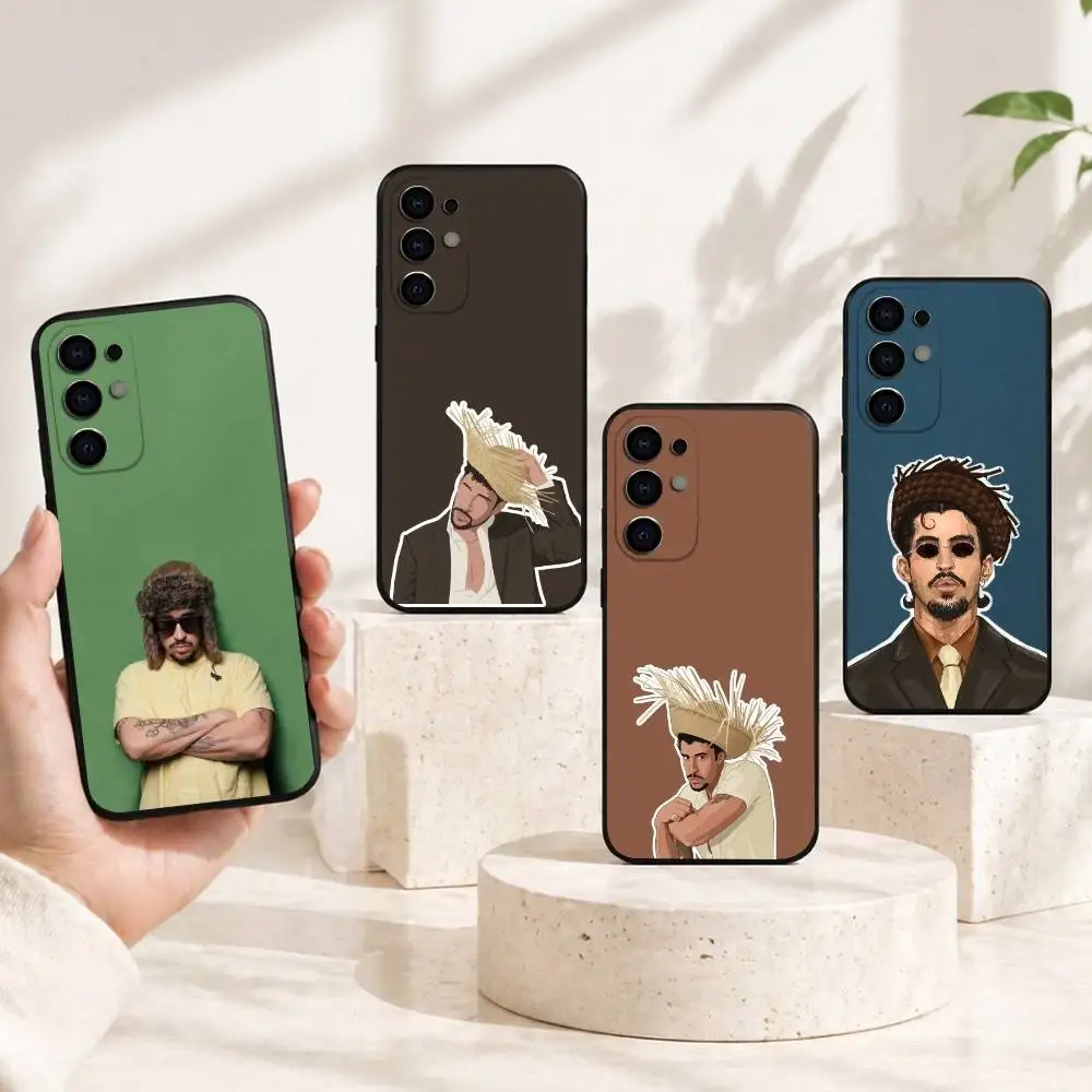 B-Bad B-Bunny DTMF Phone Case Black Silicone Soft For Samsung S25,S24,S21,S22,S23,S30,Ultra,S20,Plus,Fe,Lite