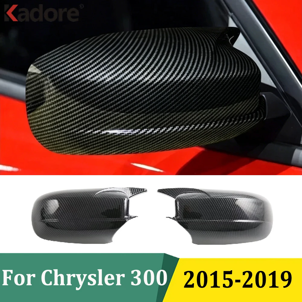 

For Chrysler 300 2015 2016 2017 2018 2019 Rearview Mirrors Cover Side Door Mirror Trim Car-styling Exterior Accessories