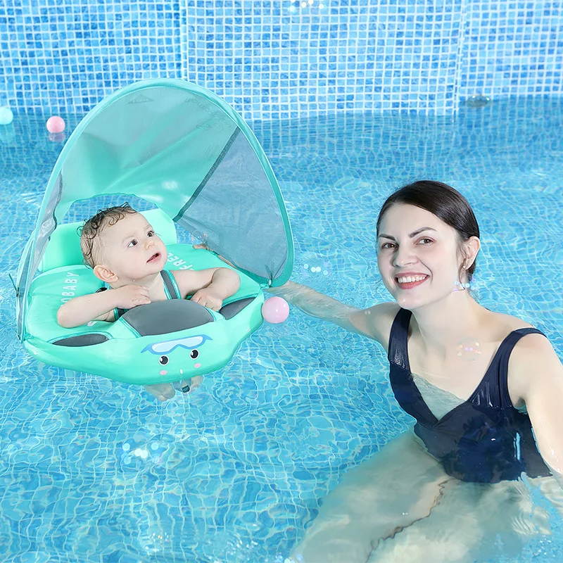 2024 New Non-Inflatable Baby Swimming Float Seat Float Baby Swimming Ring Pool Toys Fun Accessories Boys Girls General