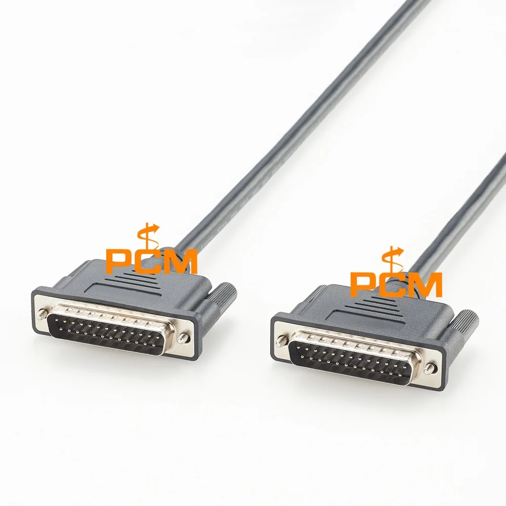 DB25 25-poliges Abgeschirmtes Stecker-zu-Stecker-Kabel Kompatibel mit Advantech PCL-10125 PLC Industrielles Datenerfassungs-I/O-Kabel – Detail 1