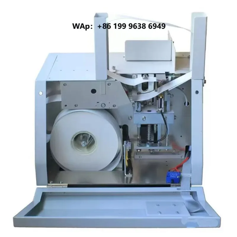 Automatic Electric Banknote Strapping Heat Sealing Wrapping Paper Tape Machine for Food Beverage Medical Chemical Plastic