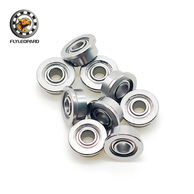 10pcs Flanged Bearings Bore MF52 MF63 MF74 MF83 MF84 MF85 MF95 ZZ Ball Bearing With Flange