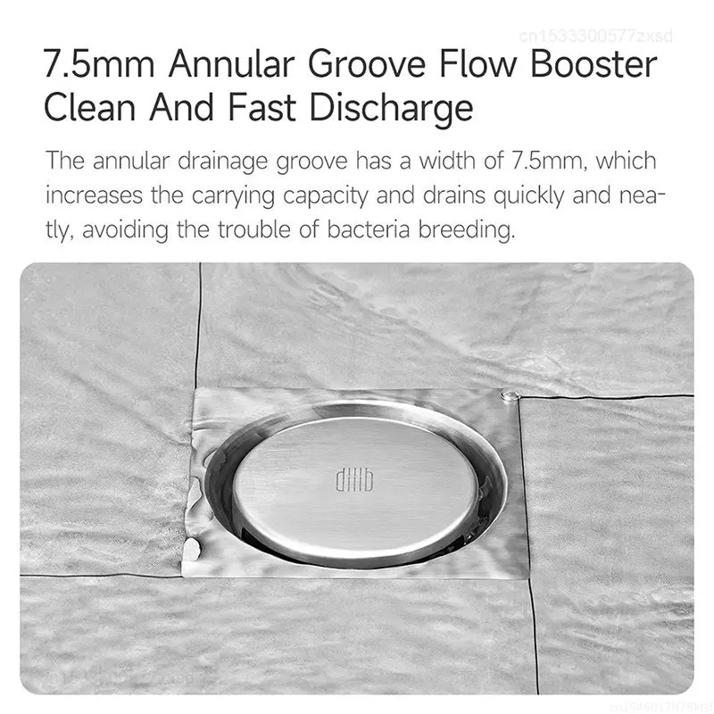 Дезодорант Youpin Diiib с сердечником для слива пола, пробка для слива душа из нержавеющей стали, инструмент для защиты от насекомых, аксессуары для кухни и ванной комнаты