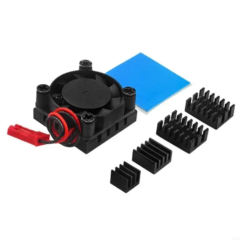 

Quiet Aluminum Base Heatsink with Fan for Orange 5 Development Board Heat Sink Running Smoothly Cooler Radiators