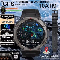 2025 New For HUAWEI IOS T-Rex 3 GPS Smart Watch 5 ATM Waterproof Built-in Dual-band GNSS Compass Military Sport Smartwatch Men