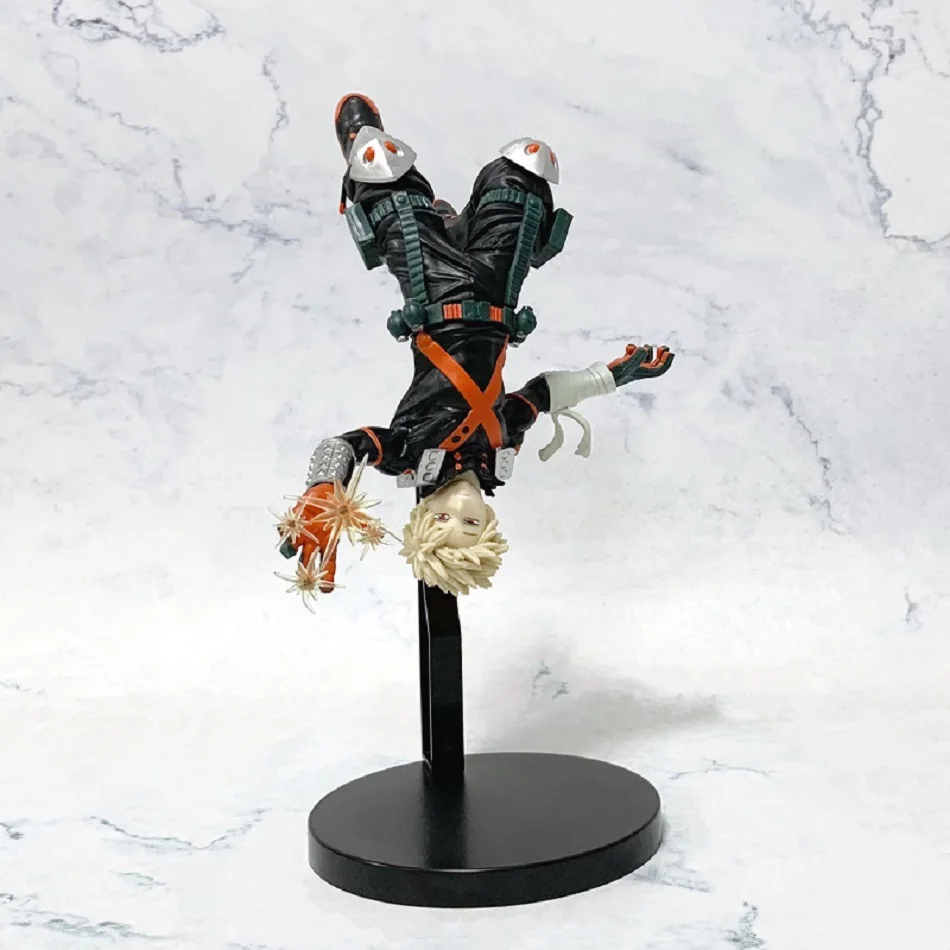 18cm/7,09in anime quente meu herói academia figuras de herói deku bakugou katsuki ação figural pvc brinquedos desktop estátua coleção presentes