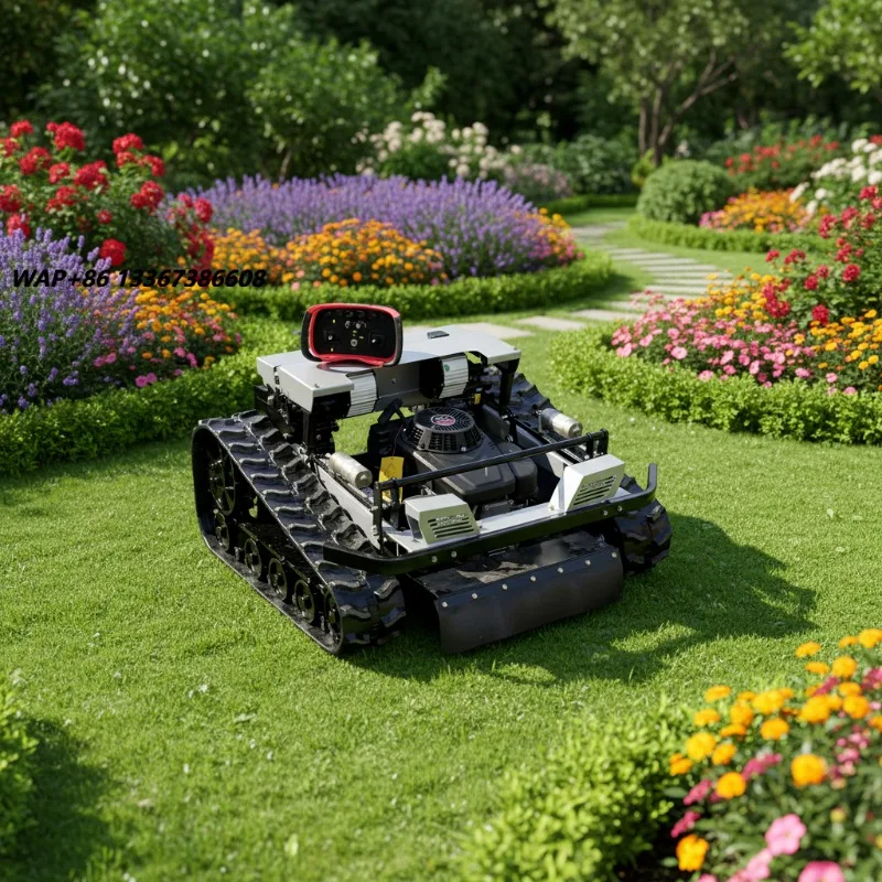 Robot Crawler Remote Control Lawn Mower With CE EPA Certificate 550mm 800mm 1000mm Factory Cheap Grass Cutter