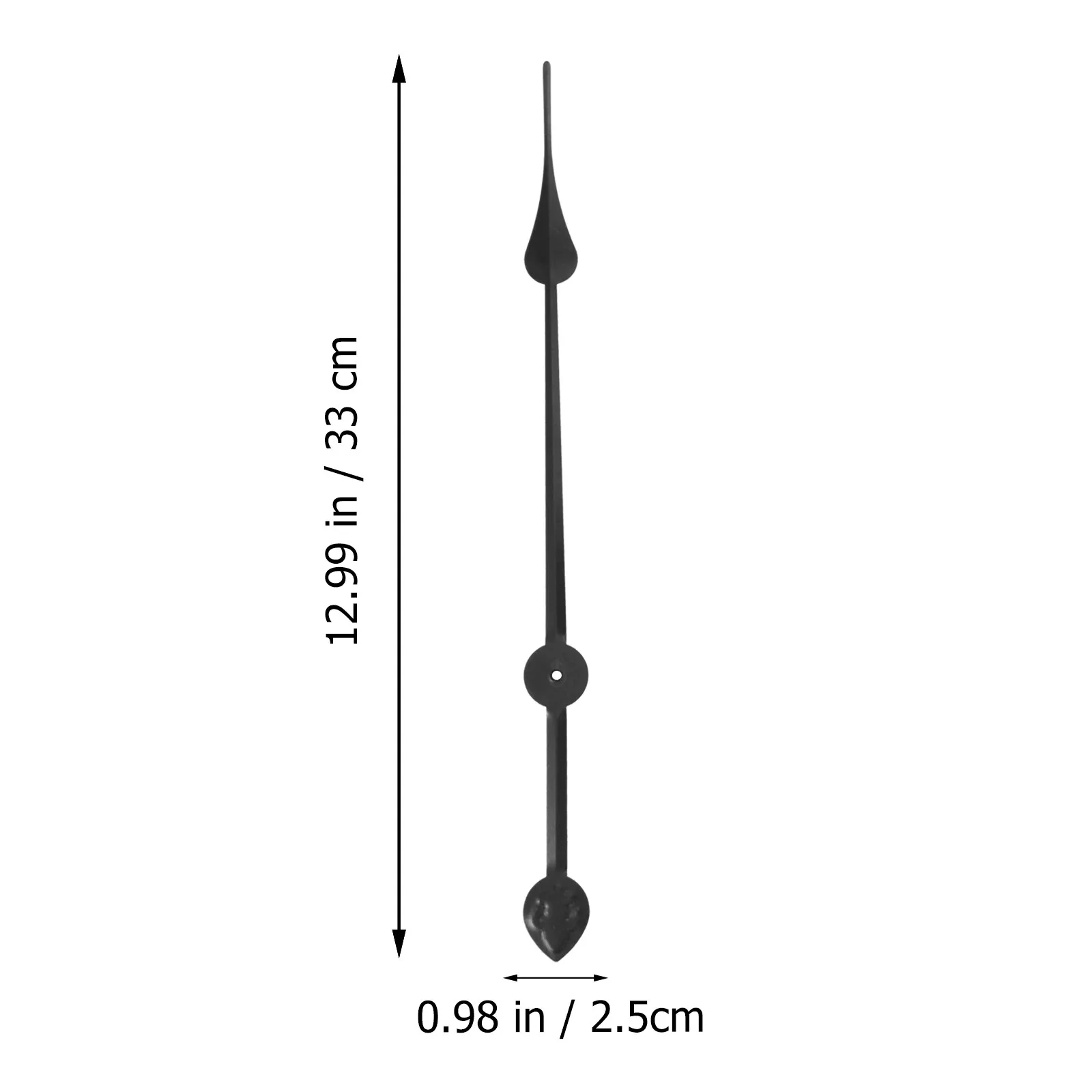 8 Pcs Clock Hands Repair Movement Parts Big Small Large Only Black Replacement Analog Motor